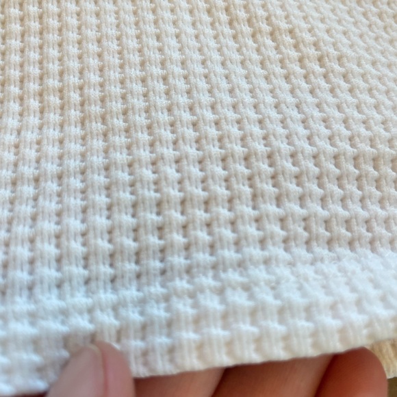 Aerie Offline Main Squeeze Seamless Waffle Bra Women’s XXL White Nylon Racerback - Picture 6 of 9